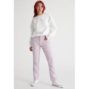 Pacsun Corduroy‎ High Rise Mom Jean, Pastel Lavender - Size 27